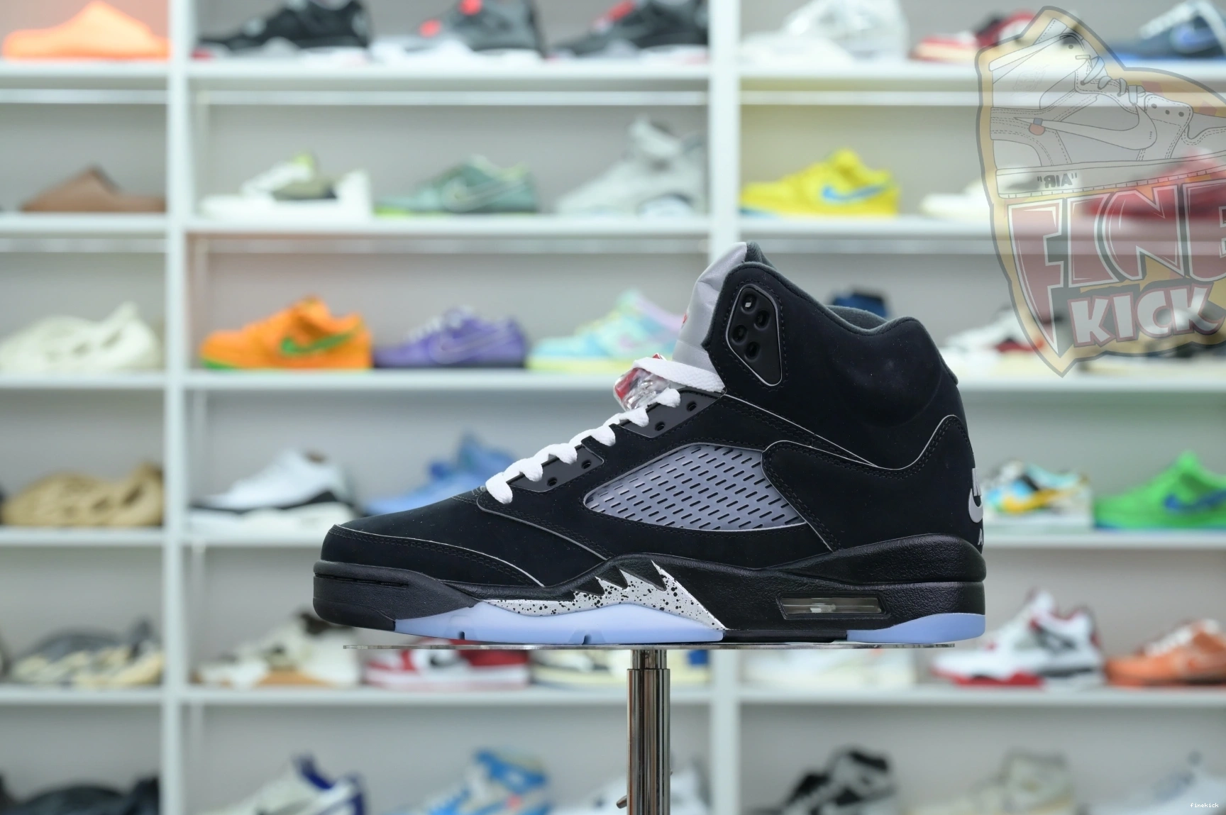Air Jordan REIMAGINED” Jordan METALLIC 5“BLACK 0130